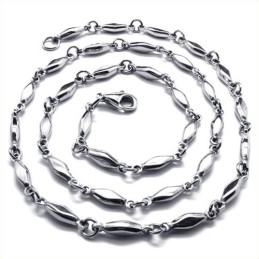 20.9 Inch Titanium Diamond Necklace