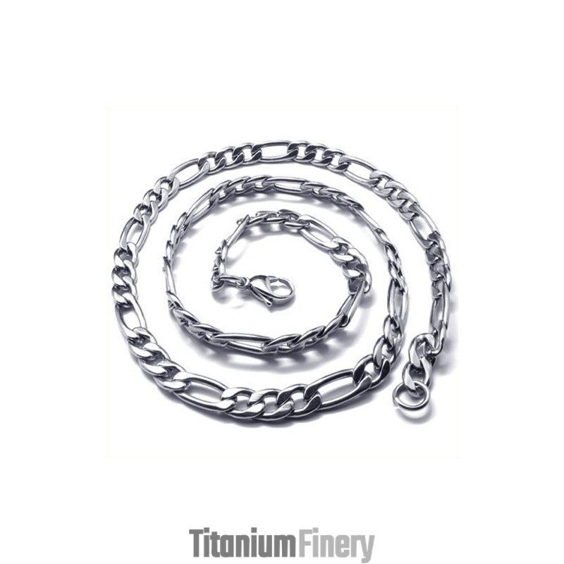 22.4 Inch Titanium Silver Simple Necklace 22.4 Inch Titanium Silver Simple Necklace