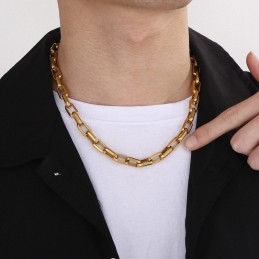 Rock Hip-Hop Square Titanium Bracelet For Men