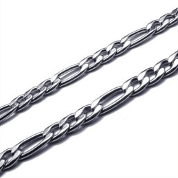 22.4 Inch Titanium Silver Simple Necklace