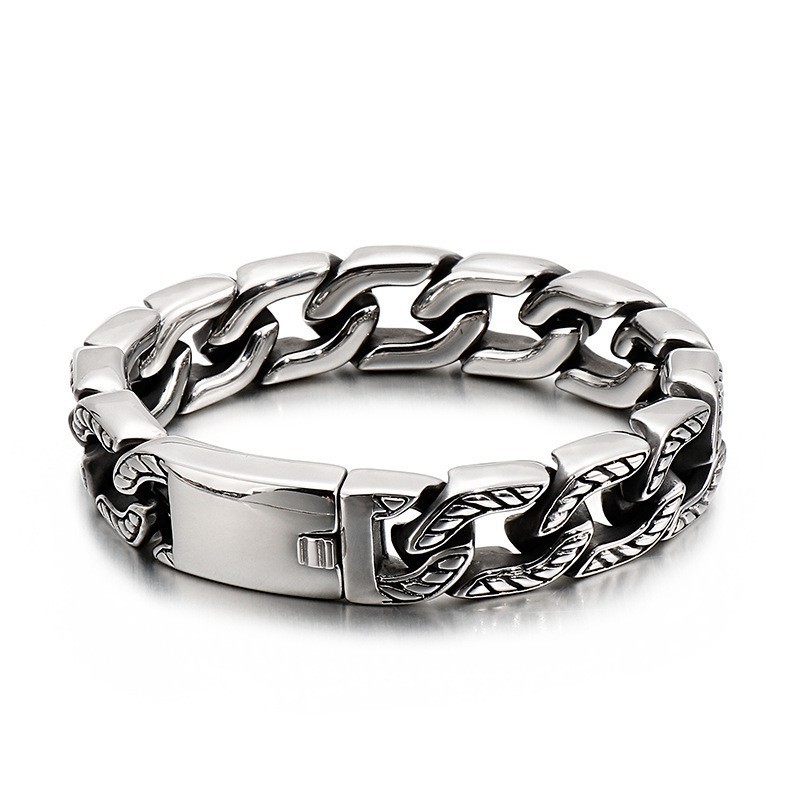 Cool Titanium Skull Bracelet Chic Men's Titanium Fashion Jewelry Cool Titanium Skull Bracelet Chic Men's Titanium Fashion Jewelry