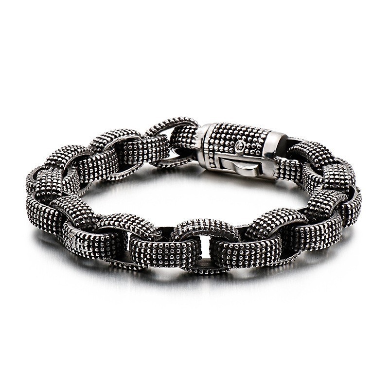Fashion Cool Titanium Tap Jewelry Men's Vintage Trendy Men's Casting Titanium Dragon Bracelet Fashion Cool Titanium Tap Jewelry Men's Vintage Trendy Men's Casting Titanium Dragon Bracelet