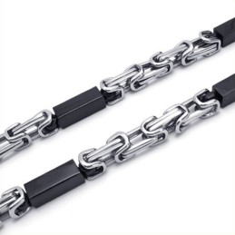 21.7 Inch Titanium Cuboid Necklace