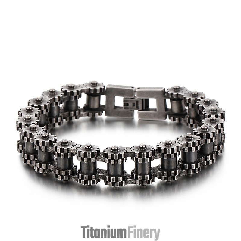 Titanium Jewelry Bicycle Bracelet Retro Chic Fashion Men's Bracelet Bicycle Bracelet Titanium Jewelry Bicycle Bracelet Retro Chic Fashion Men's Bracelet Bicycle Bracelet