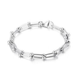 Men's And WoMen's Titanium Horseshoe Buckle Bracelet U-Shaped Buckle Bracelet