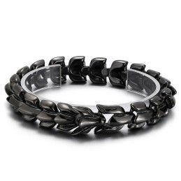 Cool Vacuum Plated Multi-Color Keel Titanium Bracelet For Men