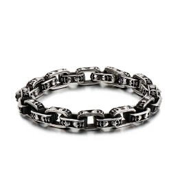 Titanium Skull Bracelet Chic Biker Ghost Bracelet Titanium Jewelry