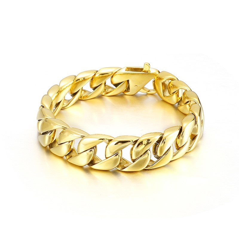 Titanium Black Men's Bracelet Men's Chain Titanium Black Men's Bracelet Men's Chain