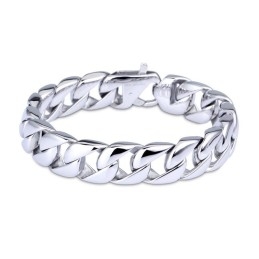 Titanium Blackened Men's Bracelet Men's Chain