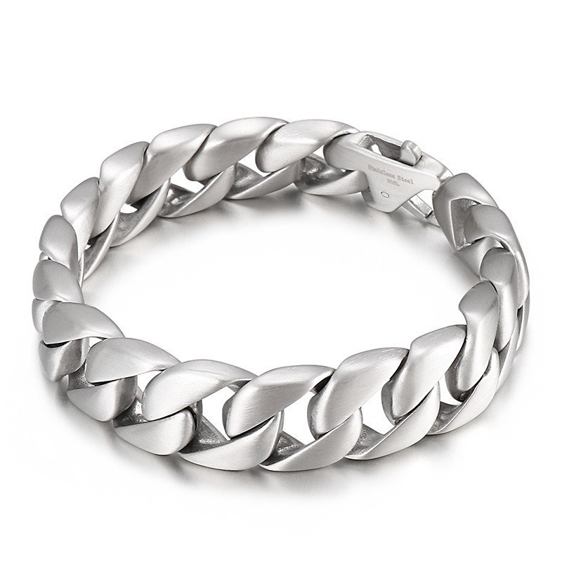 Titanium Black Men's Bracelet Men's Chain Titanium Black Men's Bracelet Men's Chain