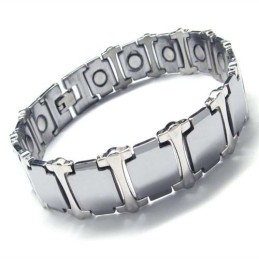 Tungsten Carbide 16Mm Wide Chunky Mens Bracelet