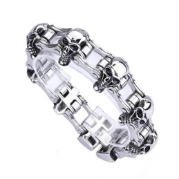 Chic Style Skull Titanium Men's Biker Bracelet