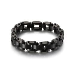 Combination Of Heavy Texture Men's Titanium Bracelet
