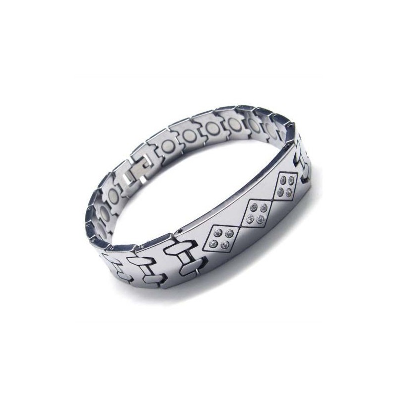 Tungsten Carbide 12Mm Wide With Diamonds Mens Bracelet Tungsten Carbide 12Mm Wide With Diamonds Mens Bracelet