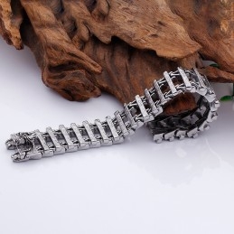 Retro Chic Keel Titanium Men's Bracelet