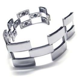 Fashion Tungsten Carbide 22Mm Wide Mens Bracelet