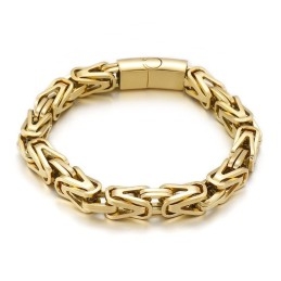 Cool Rock Hip Hop V-Shaped Titanium Bracelet For Men