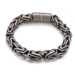 Cool Rock Hip Hop V-Shaped Titanium Bracelet For Men