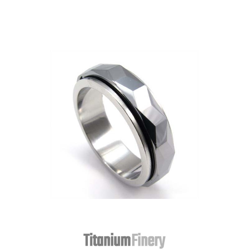 New Style Faceted Tungsten Ring New Style Faceted Tungsten Ring