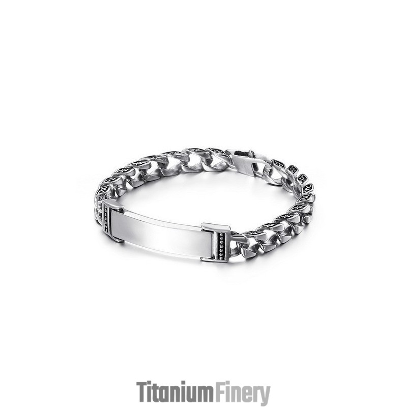 Cool Skull Cross With Zirconia Titanium Bracelet Cool Skull Cross With Zirconia Titanium Bracelet