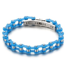 Fashion Cool Multi-Color Men's Cycling Titanium Bracelet