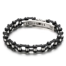 Fashion Cool Multi-Color Men's Cycling Titanium Bracelet