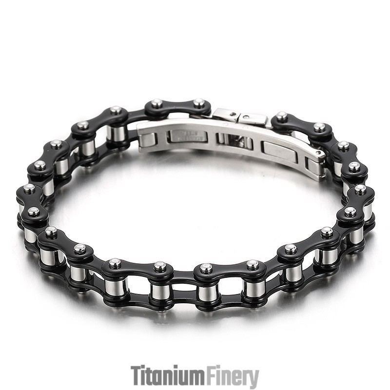 Fashion Cool Multi-Color Men's Cycling Titanium Bracelet Fashion Cool Multi-Color Men's Cycling Titanium Bracelet