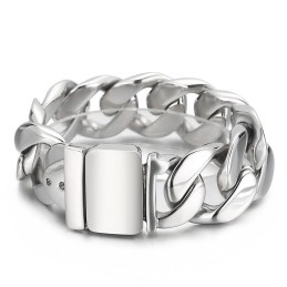 Fashion Black Titanium Men's Bracelet