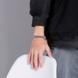 Popular Retro Men's Titanium Bracelets With Accessories