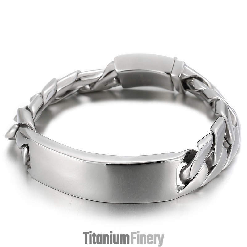 Fashion Hip Hop Men's Bracelet Titanium Jewelry Fashion Hip Hop Men's Bracelet Titanium Jewelry