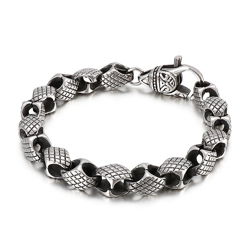 Retro Geometric Men's Bracelet Chic Titanium Bracelet Retro Geometric Men's Bracelet Chic Titanium Bracelet