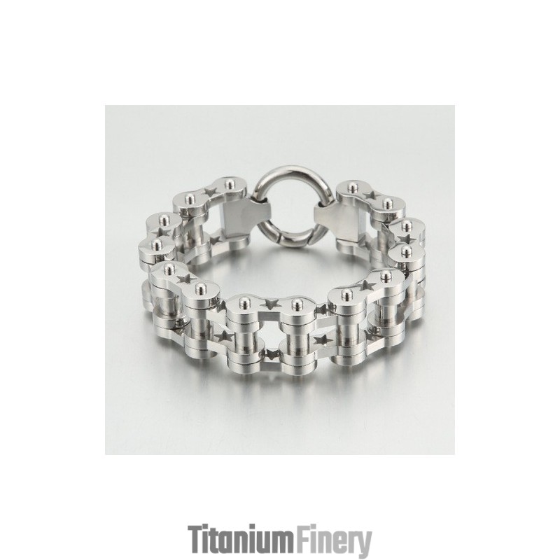 Men's Titanium Star Bracelet For Sale Men's Titanium Star Bracelet For Sale