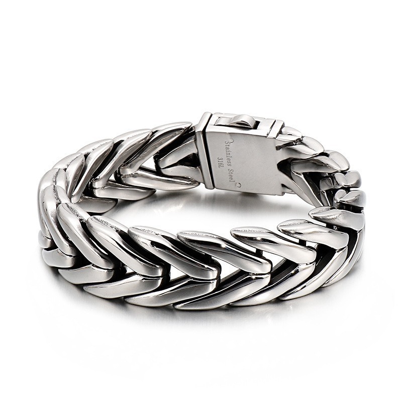 Cool Flower Clasp Titanium Bracelet Bracelets Cool Flower Clasp Titanium Bracelet Bracelets