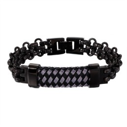 Popular Vintage Titanium Men's Bracelet Bent Sign Bracelet