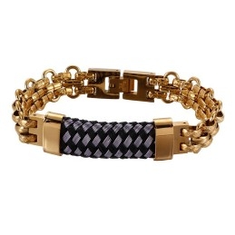 Popular Vintage Titanium Men's Bracelets Bent Bracelet