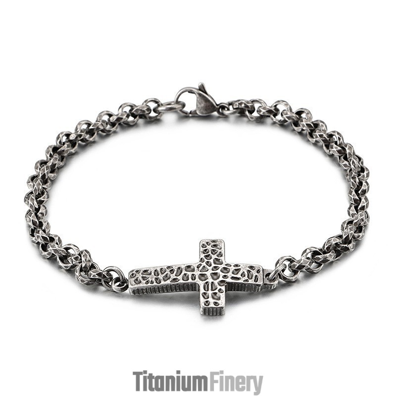 Edition Titanium Cross Necklace For Men Titanium Bracelet For Men Edition Titanium Cross Necklace For Men Titanium Bracelet For Men