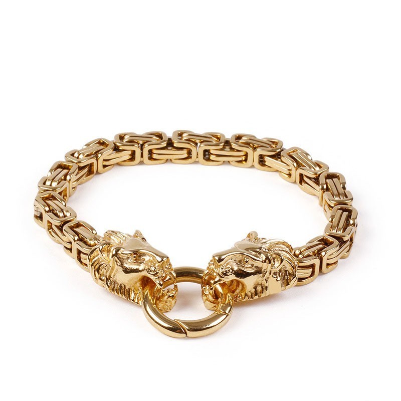 Cross Border Men's Imperial Chain Lion Bracelet Cross Border Men's Imperial Chain Lion Bracelet