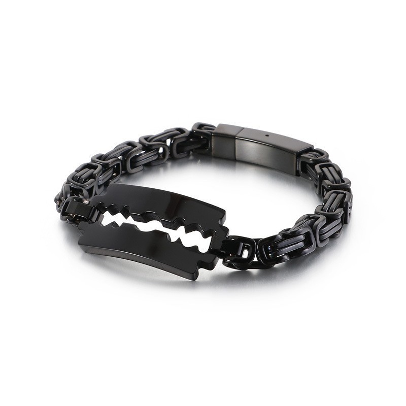 Titanium Emperor Chain Blade Curved Plate Tide Jewelry Titanium Emperor Chain Blade Curved Plate Tide Jewelry