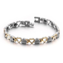 Love Black Bile Magnet Titanium Men's And WoMen's Bracelets For Gifts