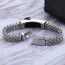 Shake The Same Axe Bent Titanium Men's Bracelet