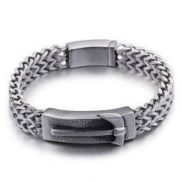 Shake The Same Axe Bent Titanium Men's Bracelet