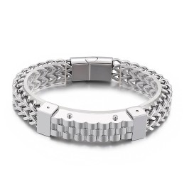 Fashion Hip-Hop Style Men's Titanium Bracelet