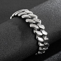 Chic Wind Diamond-Shaped Titanium Bracelet