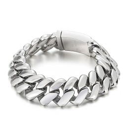 Chic Wind Diamond-Shaped Titanium Bracelet