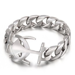 Titanium Chic Wind Boat Anchor Men's Bracelet Accessories