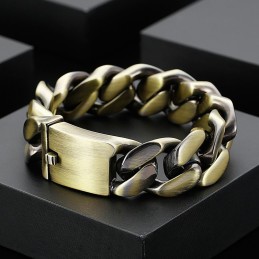 Fashion Dazzling Bracelet Bronze Titanium Bracelet