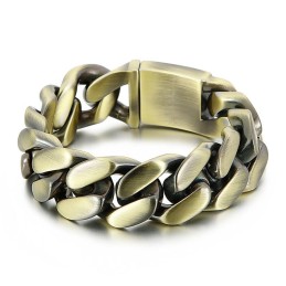 Fashion Dazzling Bracelet Bronze Titanium Bracelet