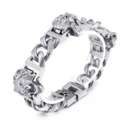 Lion Head Bracelet Bracelet Bracelet Hiphop Street Dance Men Titanium Jewelry