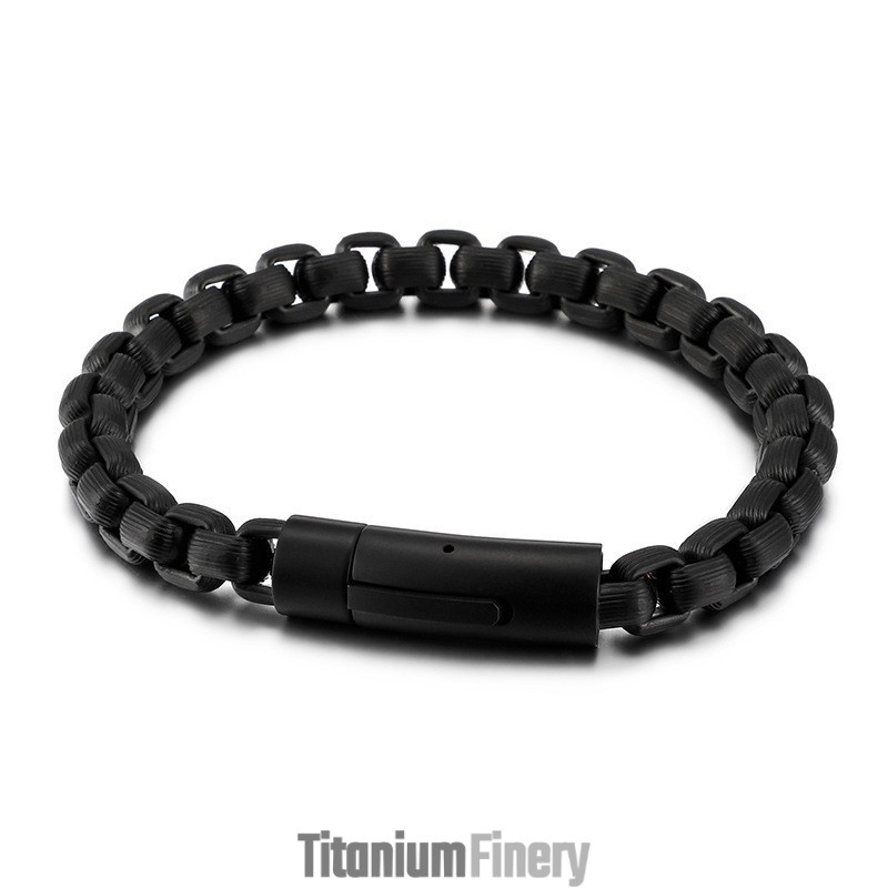 New Fashion Retro Style Biker Men's Titanium Bracelet Chain Biker Chain Bracelet