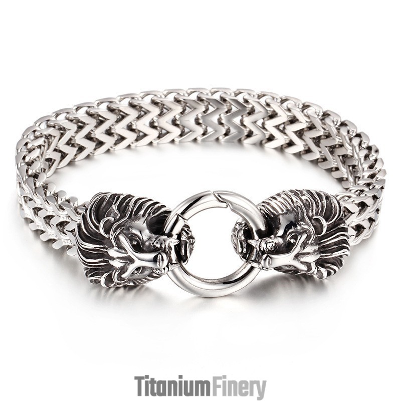 Lion Head Bracelet For Men Cool Bracelets
